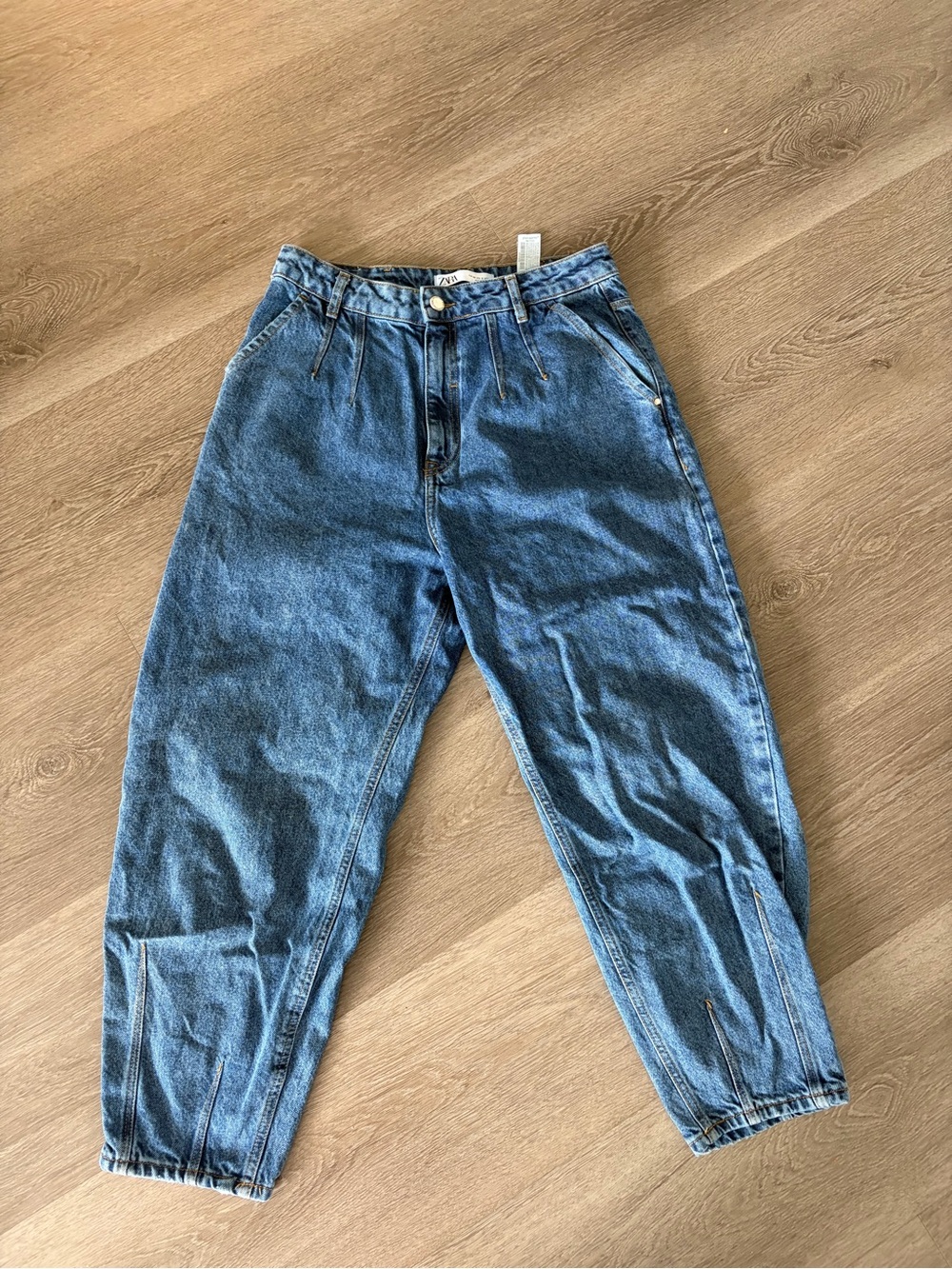 Zara‎ barrel balloon jeans boho